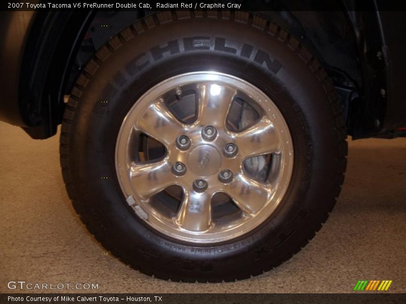 Radiant Red / Graphite Gray 2007 Toyota Tacoma V6 PreRunner Double Cab
