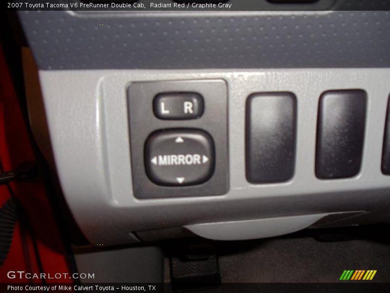 Radiant Red / Graphite Gray 2007 Toyota Tacoma V6 PreRunner Double Cab
