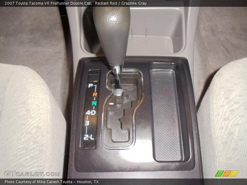 Radiant Red / Graphite Gray 2007 Toyota Tacoma V6 PreRunner Double Cab