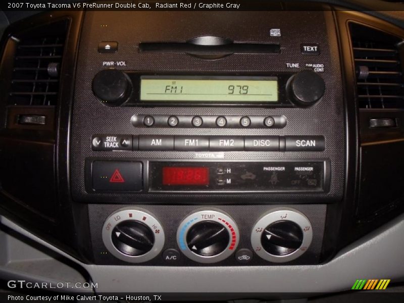 Radiant Red / Graphite Gray 2007 Toyota Tacoma V6 PreRunner Double Cab