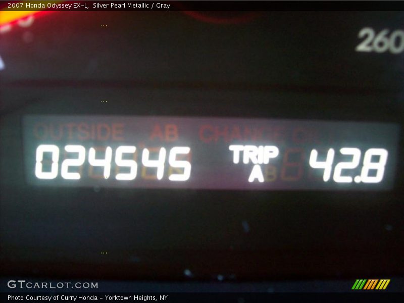 Silver Pearl Metallic / Gray 2007 Honda Odyssey EX-L