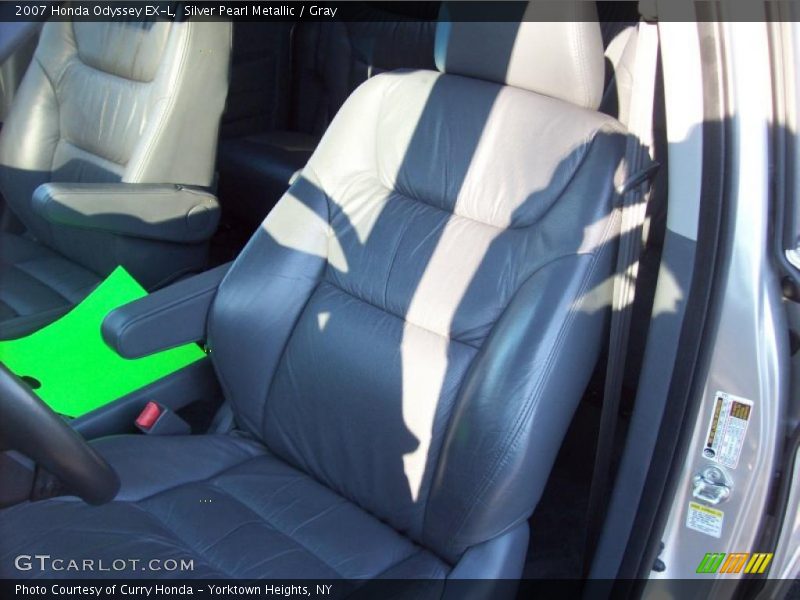 Silver Pearl Metallic / Gray 2007 Honda Odyssey EX-L