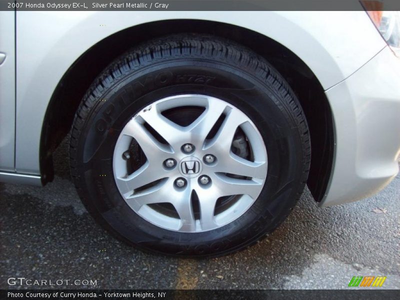 Silver Pearl Metallic / Gray 2007 Honda Odyssey EX-L
