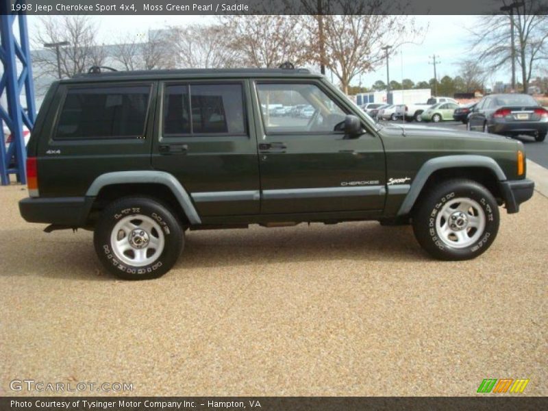  1998 Cherokee Sport 4x4 Moss Green Pearl