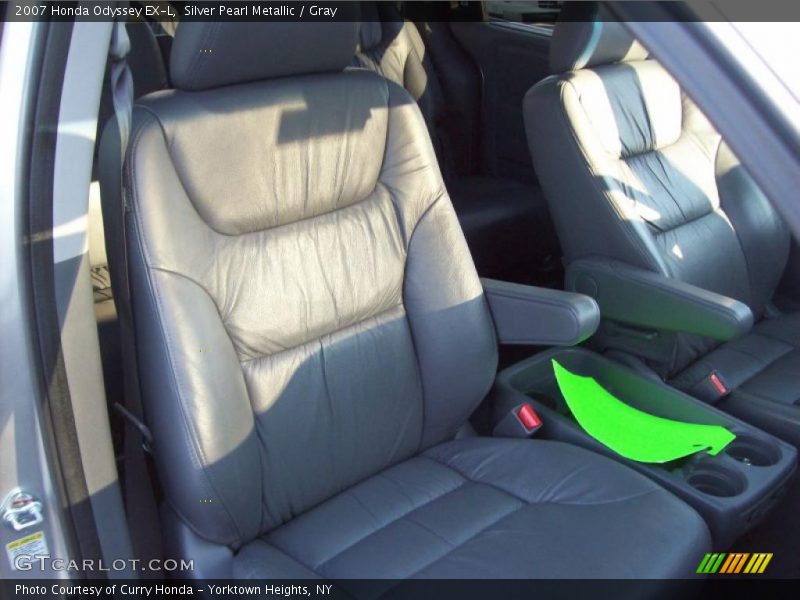 Silver Pearl Metallic / Gray 2007 Honda Odyssey EX-L