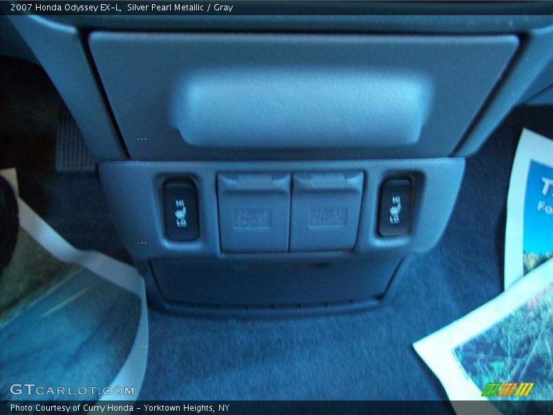 Silver Pearl Metallic / Gray 2007 Honda Odyssey EX-L