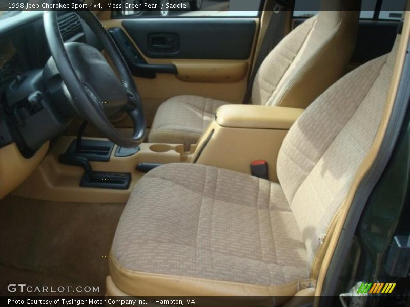  1998 Cherokee Sport 4x4 Saddle Interior