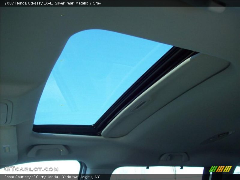 Silver Pearl Metallic / Gray 2007 Honda Odyssey EX-L