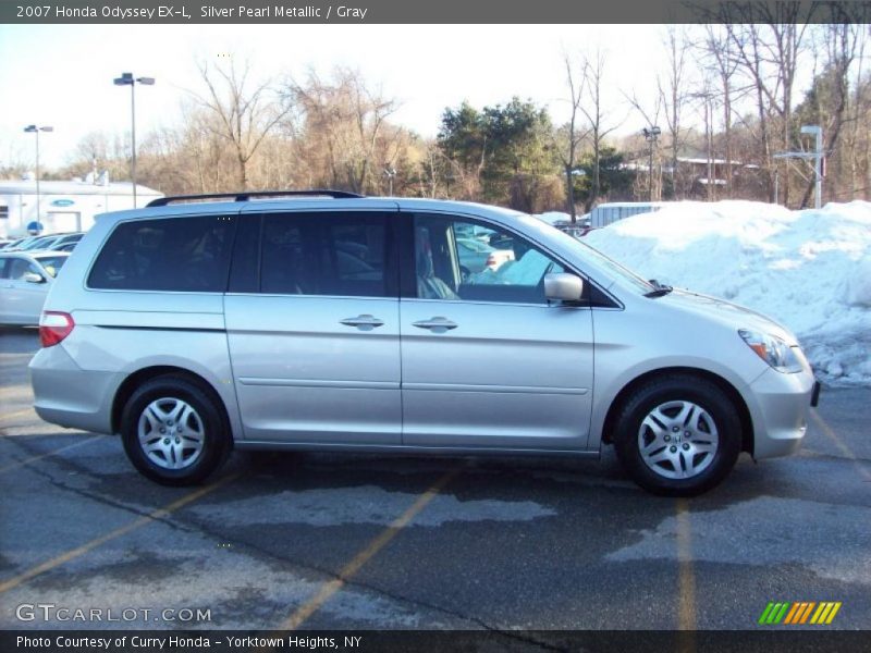 Silver Pearl Metallic / Gray 2007 Honda Odyssey EX-L