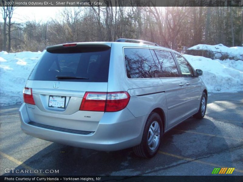 Silver Pearl Metallic / Gray 2007 Honda Odyssey EX-L