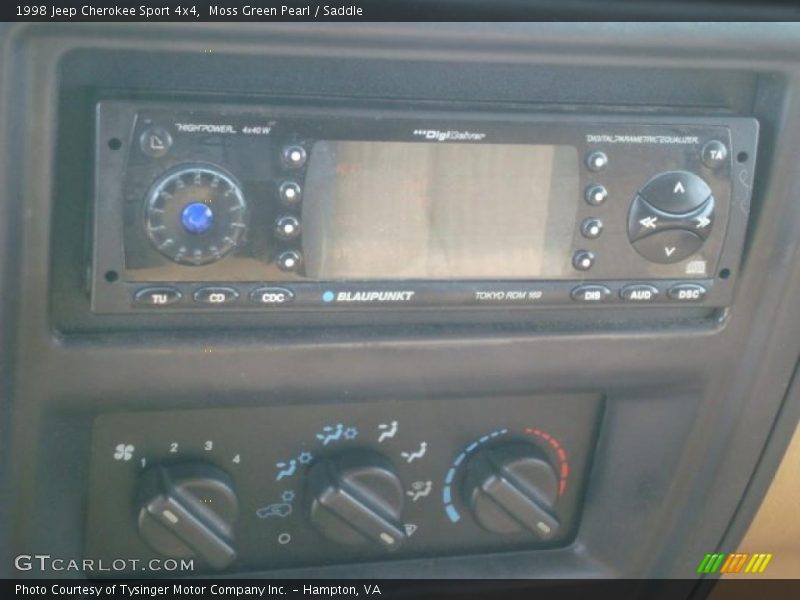 Moss Green Pearl / Saddle 1998 Jeep Cherokee Sport 4x4