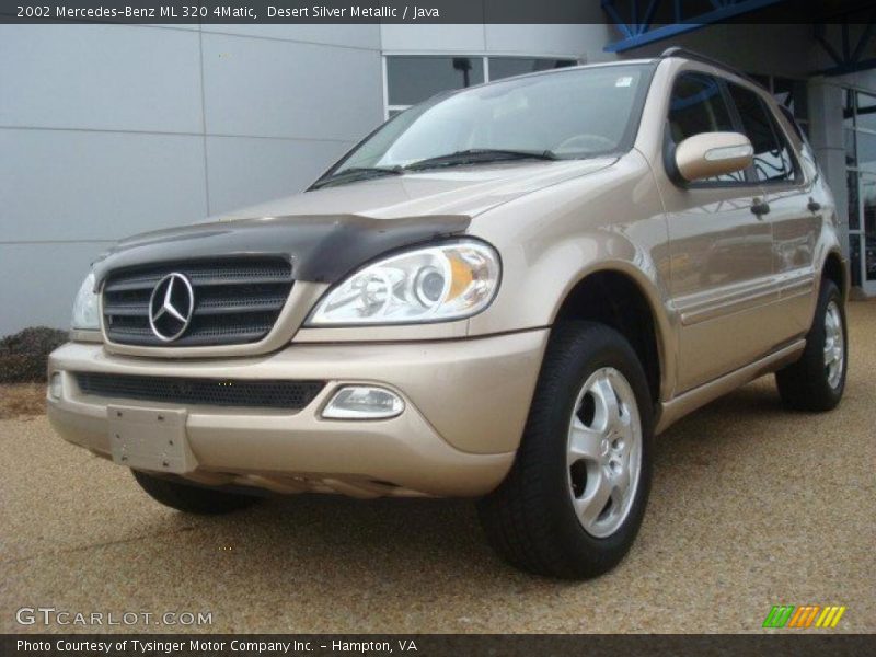 Desert Silver Metallic / Java 2002 Mercedes-Benz ML 320 4Matic