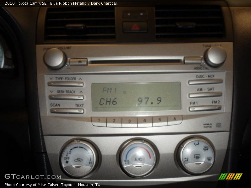 Blue Ribbon Metallic / Dark Charcoal 2010 Toyota Camry SE