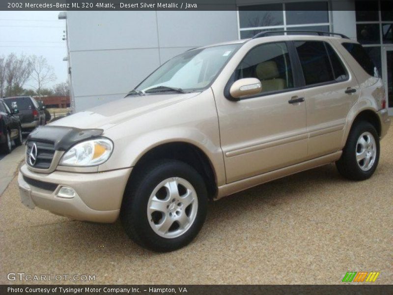 Desert Silver Metallic / Java 2002 Mercedes-Benz ML 320 4Matic