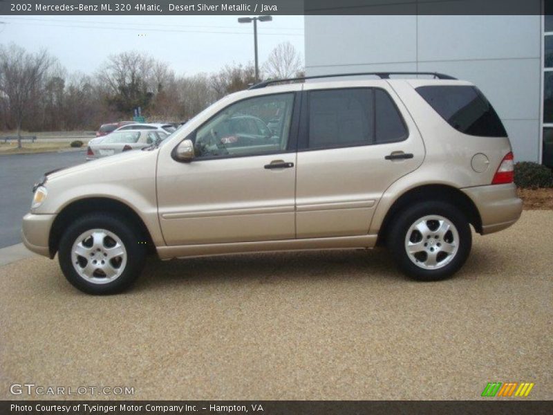 Desert Silver Metallic / Java 2002 Mercedes-Benz ML 320 4Matic