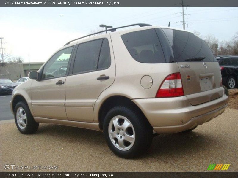 Desert Silver Metallic / Java 2002 Mercedes-Benz ML 320 4Matic