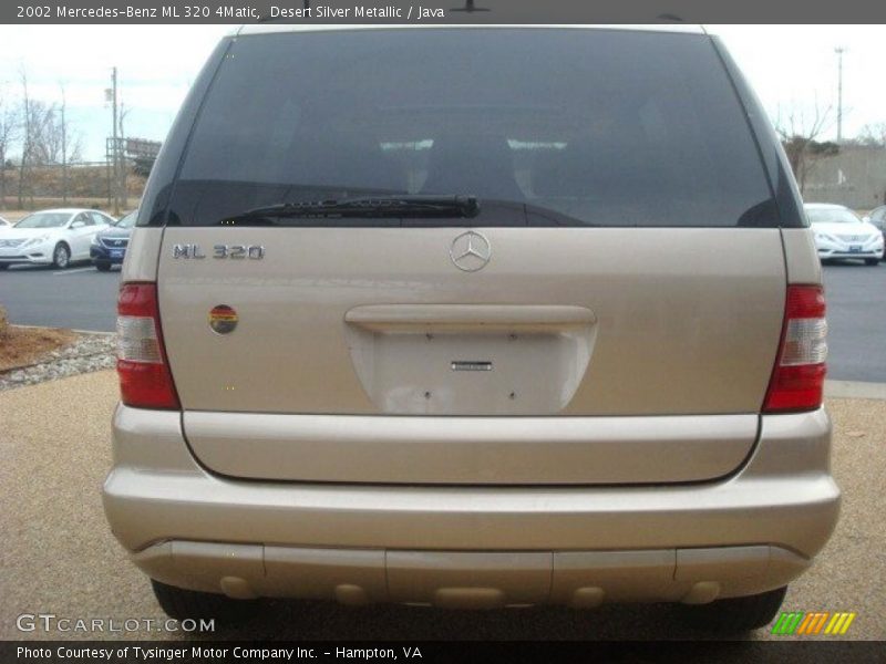Desert Silver Metallic / Java 2002 Mercedes-Benz ML 320 4Matic