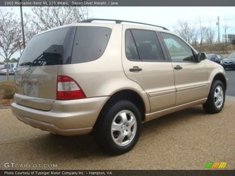 Desert Silver Metallic / Java 2002 Mercedes-Benz ML 320 4Matic