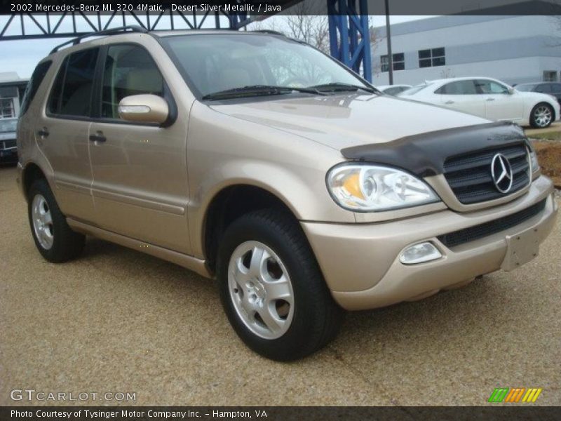 Desert Silver Metallic / Java 2002 Mercedes-Benz ML 320 4Matic