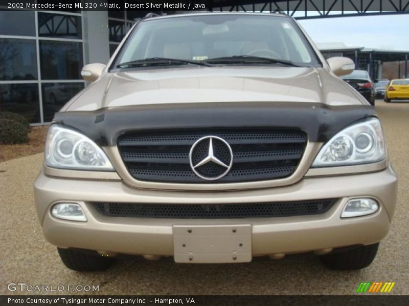 Desert Silver Metallic / Java 2002 Mercedes-Benz ML 320 4Matic