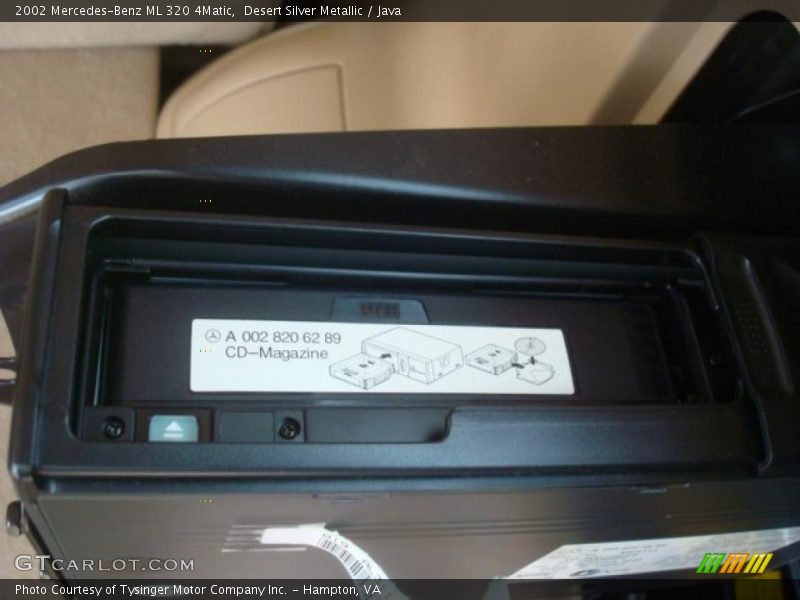 Desert Silver Metallic / Java 2002 Mercedes-Benz ML 320 4Matic