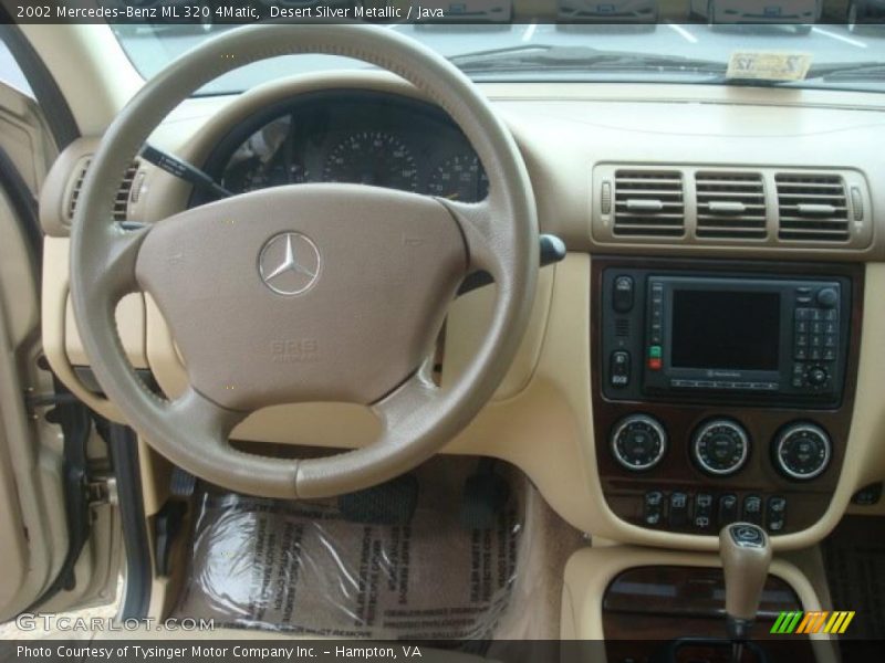 Desert Silver Metallic / Java 2002 Mercedes-Benz ML 320 4Matic