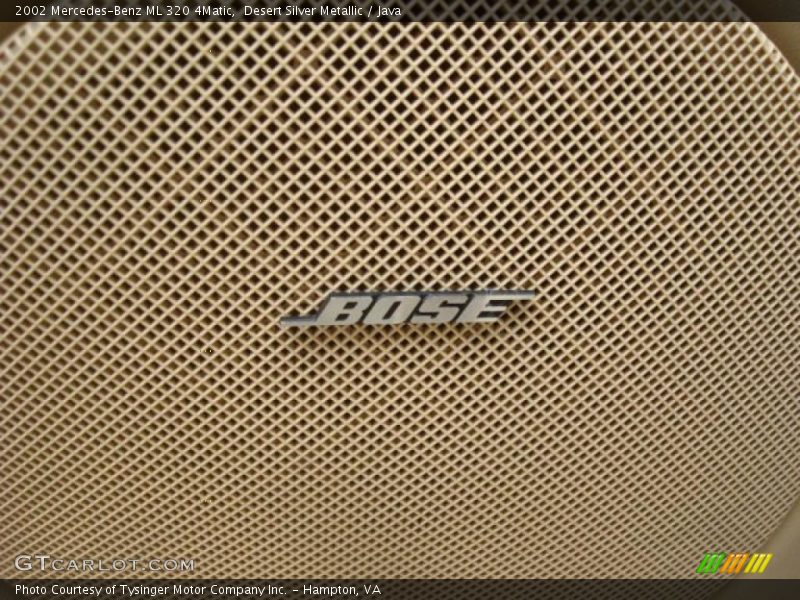 Desert Silver Metallic / Java 2002 Mercedes-Benz ML 320 4Matic