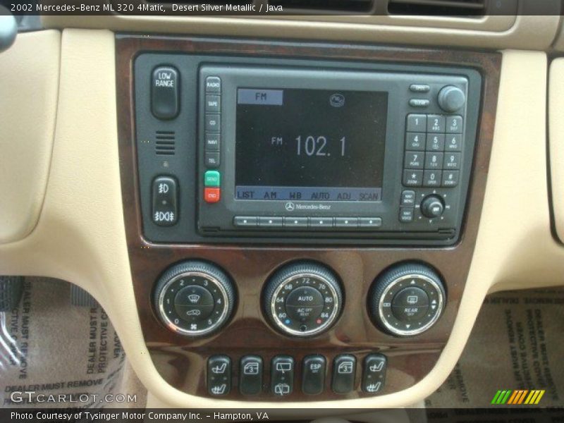 Desert Silver Metallic / Java 2002 Mercedes-Benz ML 320 4Matic