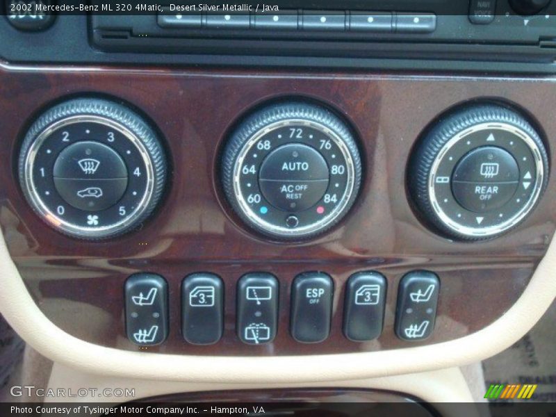 Desert Silver Metallic / Java 2002 Mercedes-Benz ML 320 4Matic