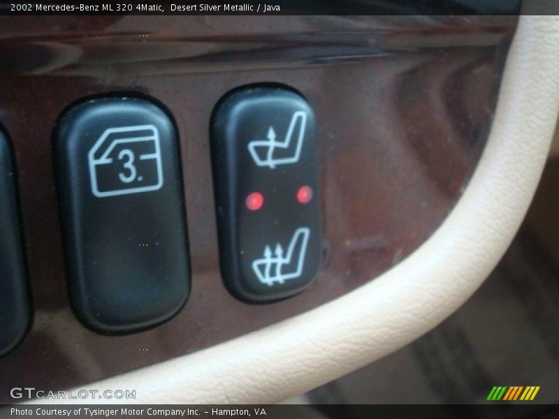 Desert Silver Metallic / Java 2002 Mercedes-Benz ML 320 4Matic