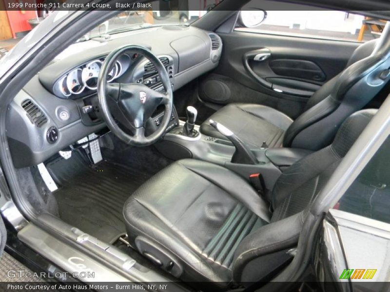  1999 911 Carrera 4 Coupe Black Interior