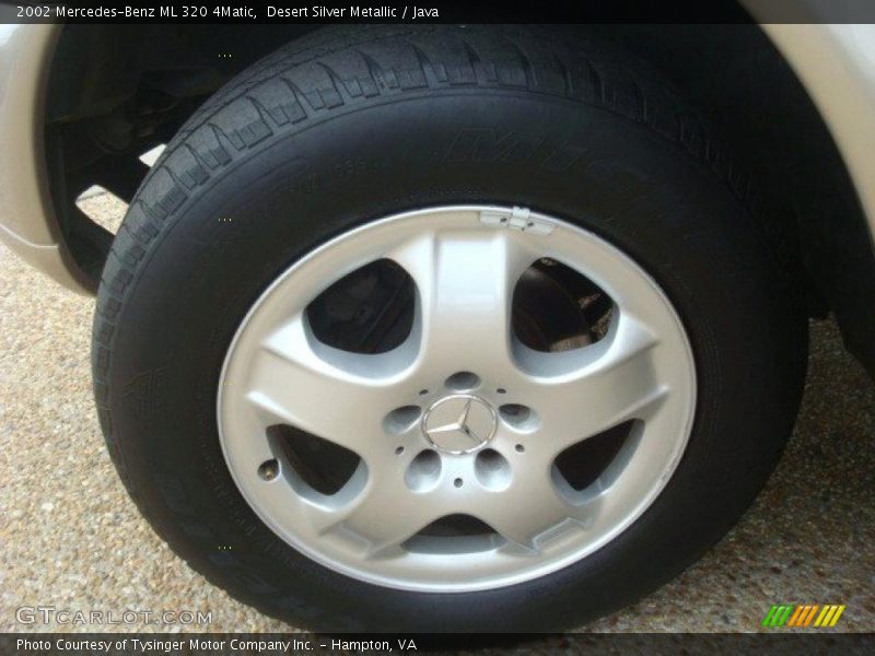 Desert Silver Metallic / Java 2002 Mercedes-Benz ML 320 4Matic