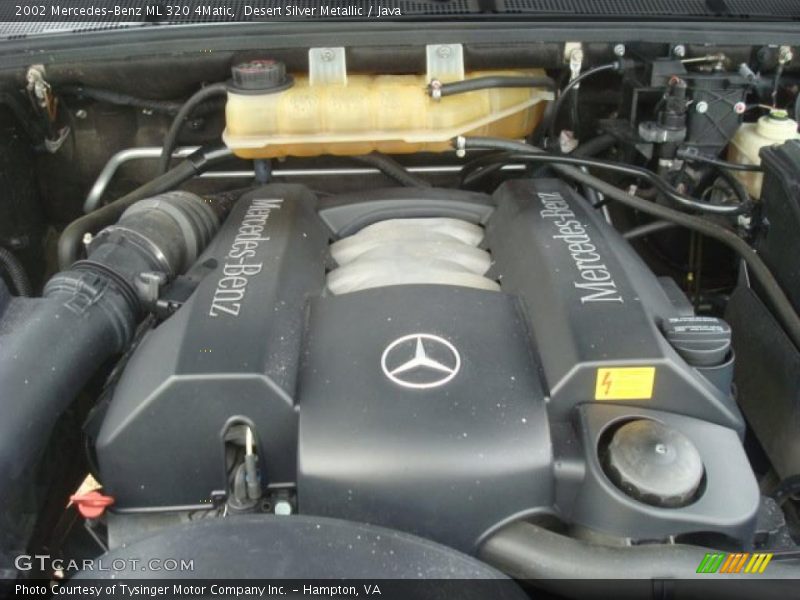 Desert Silver Metallic / Java 2002 Mercedes-Benz ML 320 4Matic