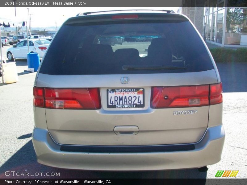 Mesa Beige / Ivory 2001 Honda Odyssey EX