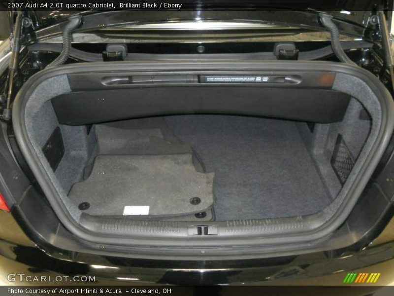 Brilliant Black / Ebony 2007 Audi A4 2.0T quattro Cabriolet