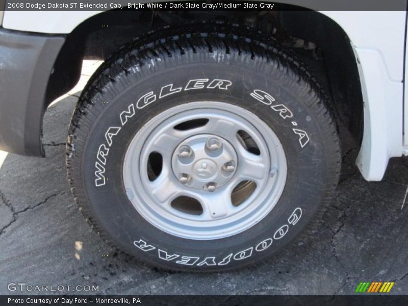 Bright White / Dark Slate Gray/Medium Slate Gray 2008 Dodge Dakota ST Extended Cab