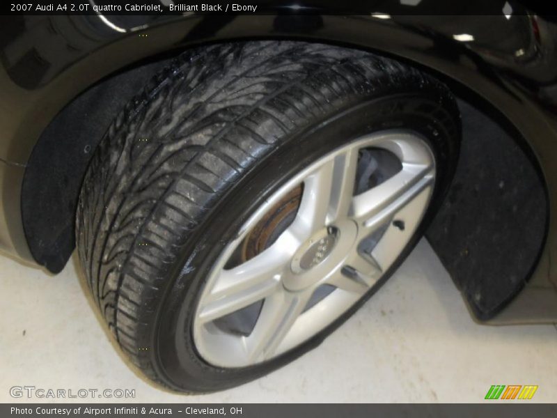 Brilliant Black / Ebony 2007 Audi A4 2.0T quattro Cabriolet