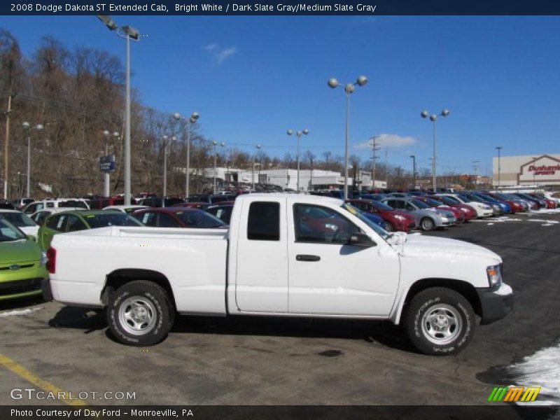 Bright White / Dark Slate Gray/Medium Slate Gray 2008 Dodge Dakota ST Extended Cab