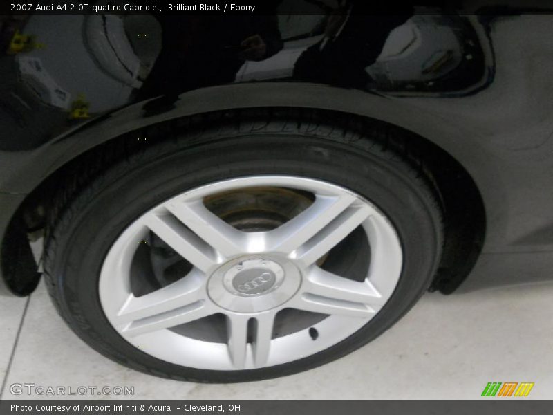 Brilliant Black / Ebony 2007 Audi A4 2.0T quattro Cabriolet
