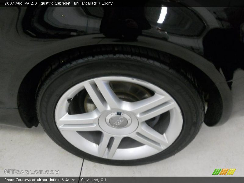 Brilliant Black / Ebony 2007 Audi A4 2.0T quattro Cabriolet