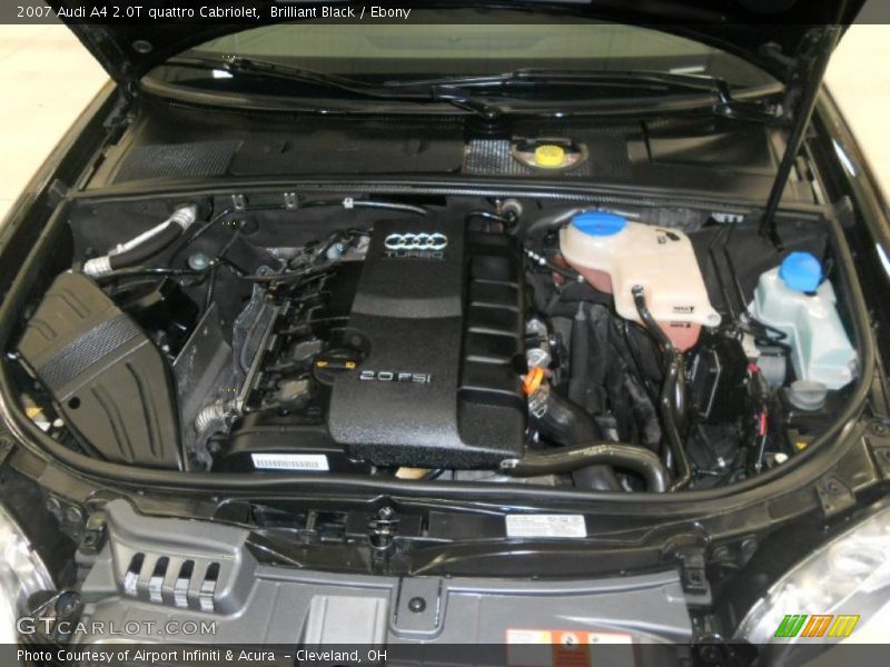 Brilliant Black / Ebony 2007 Audi A4 2.0T quattro Cabriolet