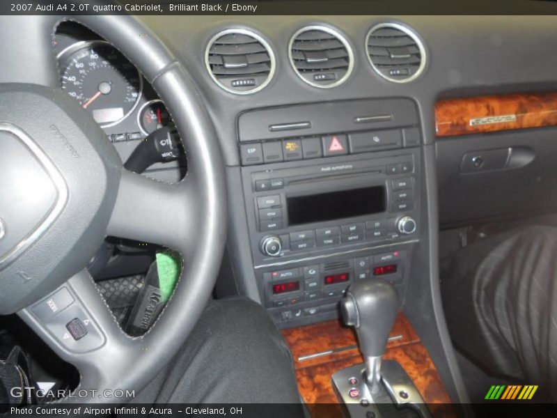 Brilliant Black / Ebony 2007 Audi A4 2.0T quattro Cabriolet