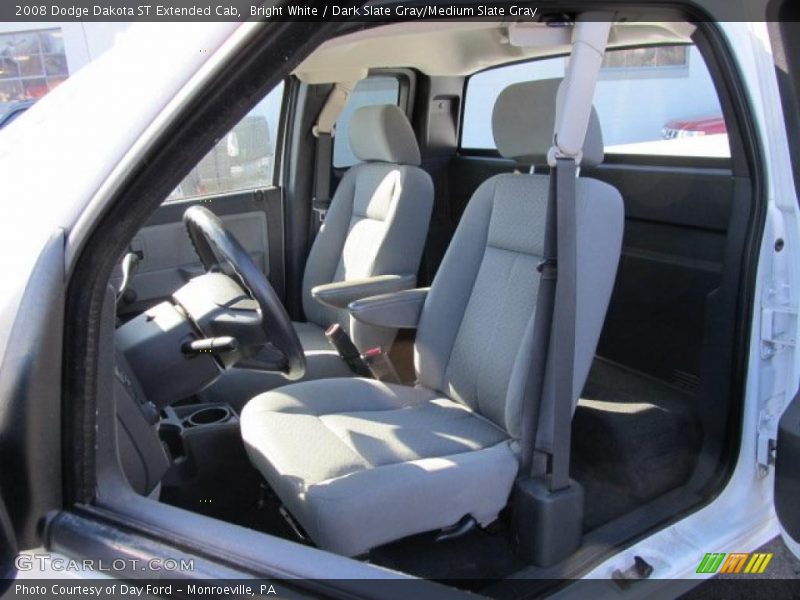 Bright White / Dark Slate Gray/Medium Slate Gray 2008 Dodge Dakota ST Extended Cab