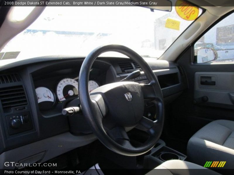 Bright White / Dark Slate Gray/Medium Slate Gray 2008 Dodge Dakota ST Extended Cab