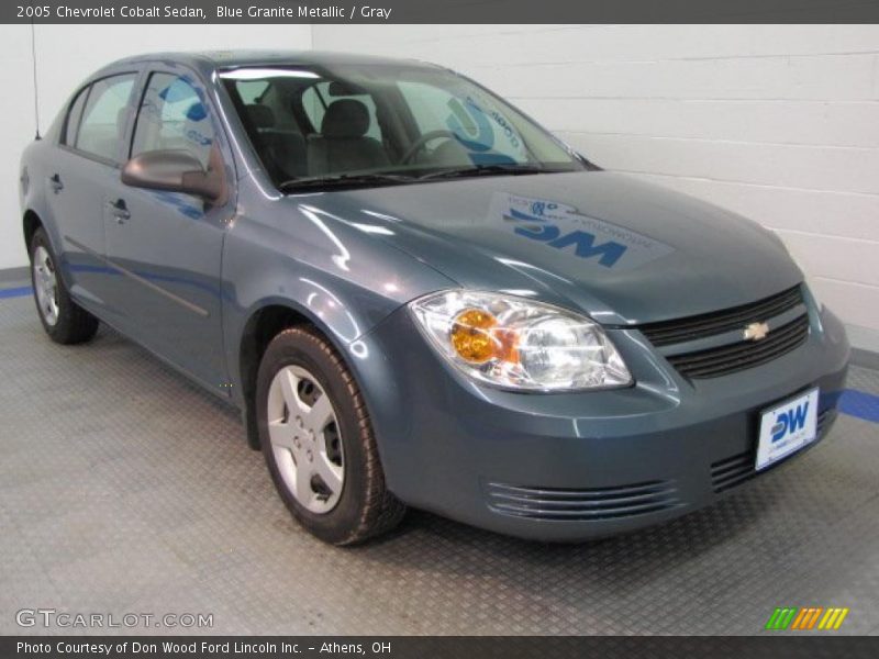 Blue Granite Metallic / Gray 2005 Chevrolet Cobalt Sedan