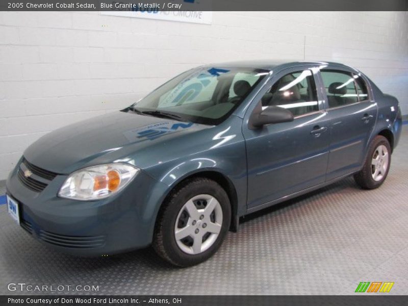 Blue Granite Metallic / Gray 2005 Chevrolet Cobalt Sedan