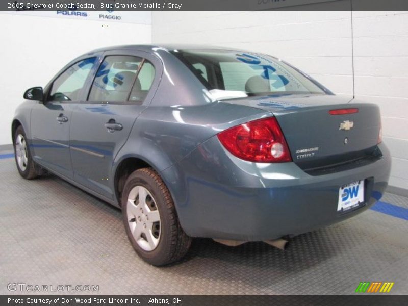 Blue Granite Metallic / Gray 2005 Chevrolet Cobalt Sedan