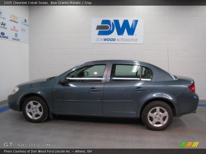 Blue Granite Metallic / Gray 2005 Chevrolet Cobalt Sedan