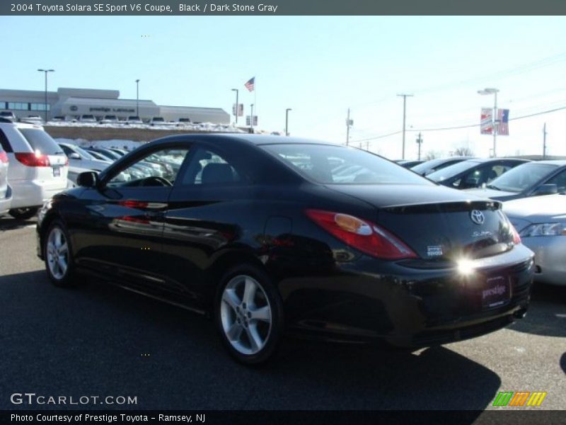 Black / Dark Stone Gray 2004 Toyota Solara SE Sport V6 Coupe