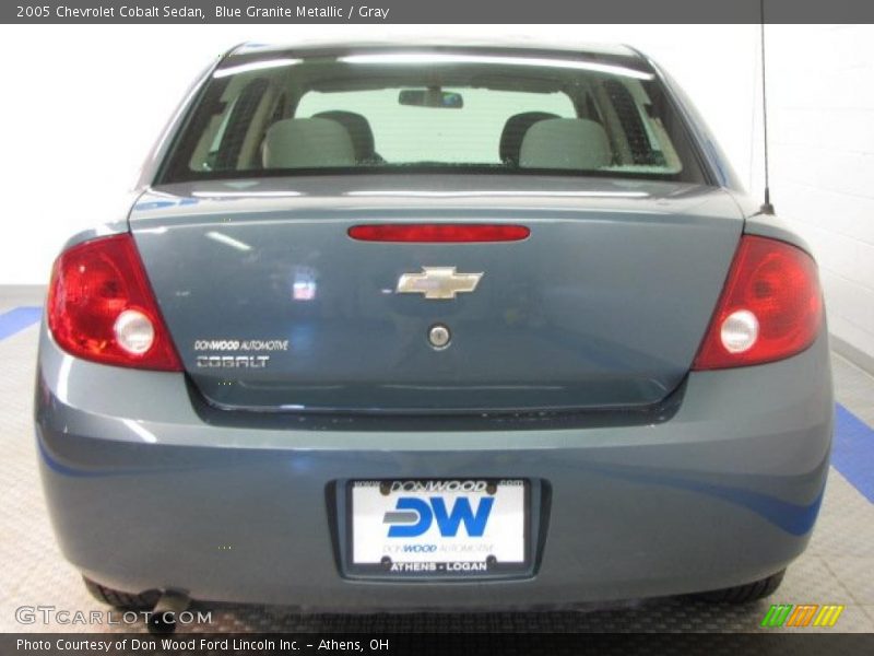 Blue Granite Metallic / Gray 2005 Chevrolet Cobalt Sedan